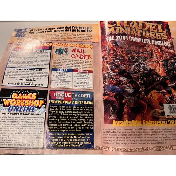 Games Workshop Citadel Miniatures 2000 Holiday Catalog Collectible Magazine 30pg - Picture 10 of 10